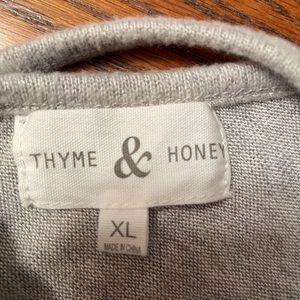 Thyme and honey sweater